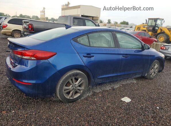 5NPD84LF3HH063559 2017 HYUNDAI ELANTRA Blue Delantero derecho