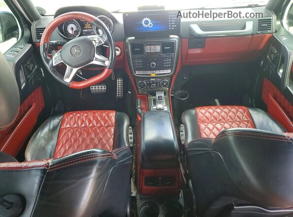 WDCYC7DHXJX291175 2018 MERCEDES-BENZ G-CLASS White Vista del cuadro de instrumentos