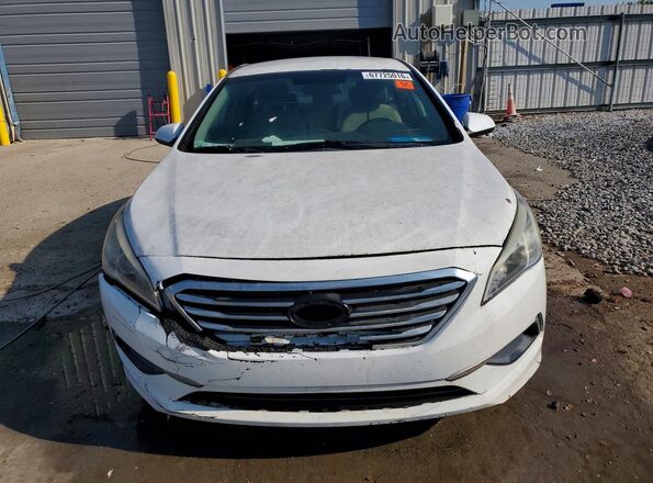 5NPE24AF6HH532071 2017 HYUNDAI SONATA White Widok z tyłu