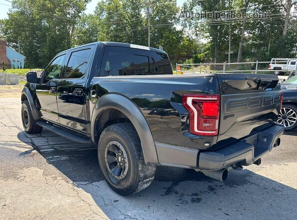 1FTFW1RG7JFA55252 2018 FORD F150 Черный Задняя правая четверть