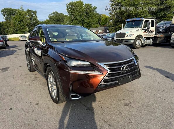 JTJBARBZ9G2081923 2016 LEXUS NX Maroon წინა ხედი