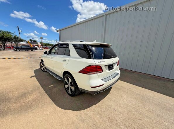 4JGDA5JB4GA708618 2016 MERCEDES-BENZ GLE Белый Передняя правая четверть