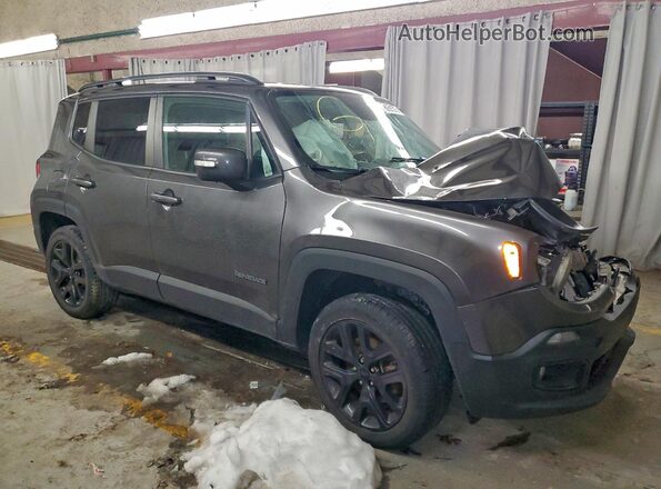 ZACCJBBB2JPH90627 2018 JEEP RENEGADE Gray წინა ხედი