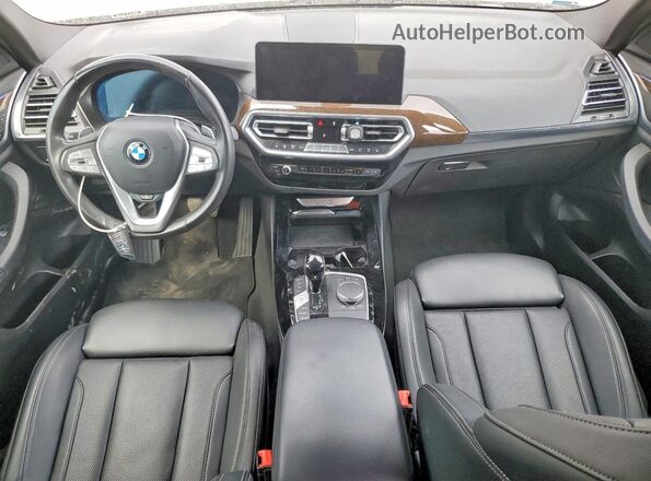 5UX43DP03P9P37798 2023 BMW X3 Charcoal Widok zestawu wskaźników