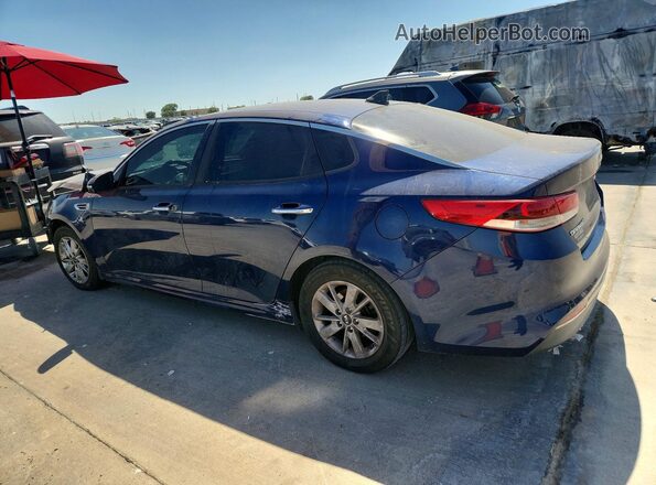 5XXGT4L38GG115814 2016 KIA OPTIMA Blue Trasero derecho