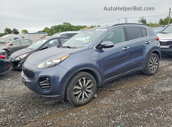 KNDPNCAC6K7495969 2019 KIA SPORTAGE Blue Tył lewy