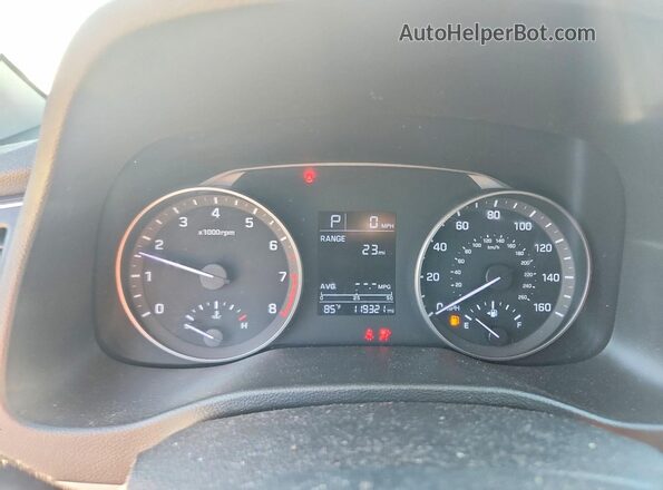 5NPD74LF3JH307722 2018 HYUNDAI ELANTRA Silver უკანა სავარძლების ხედი