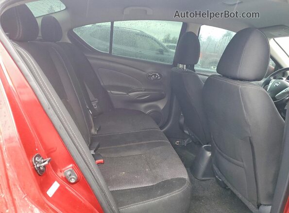 3N1CN7AP1KL879486 2019 NISSAN VERSA Red Вид задньої частини салону