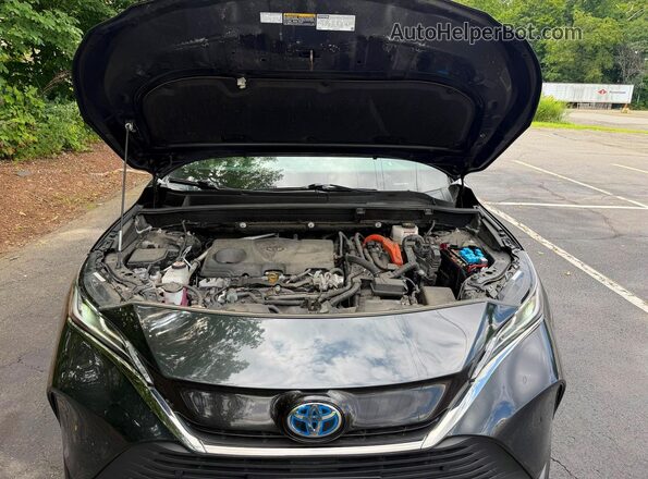 JTEAAAAH9RJ169660 2024 TOYOTA VENZA Черный Вид салона спереди