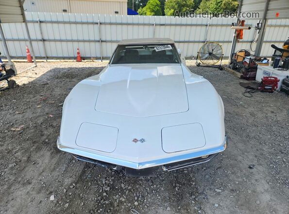 194679S702710 1969 CHEVROLET CORVETTE Белый Вид спереди