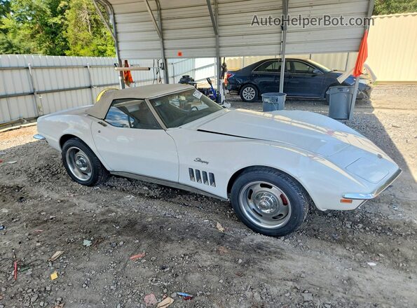 194679S702710 1969 CHEVROLET CORVETTE Белый Передняя правая четверть