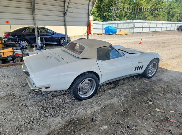 194679S702710 1969 CHEVROLET CORVETTE Белый Задняя правая четверть