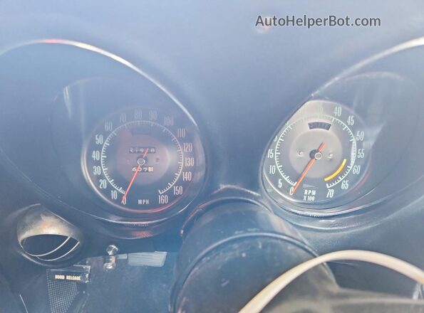 194679S702710 1969 CHEVROLET CORVETTE Белый Вид щитка приборов