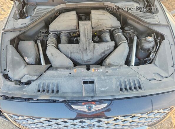 KMUHCESC9NU077350 2022 GENESIS GV80 Black Engine compartment view
