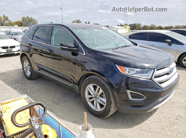 2FMPK3J94GBC52975 2016 FORD EDGE Black წინა ხედი