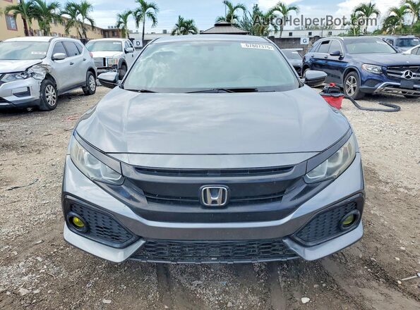 SHHFK7H40KU414905 2019 HONDA CIVIC Серый Вид сзади
