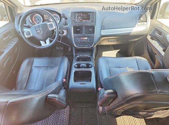 2C4RDGEGXKR595782 2019 DODGE CARAVAN Black ხელსაწყოთა პანელის ხედი