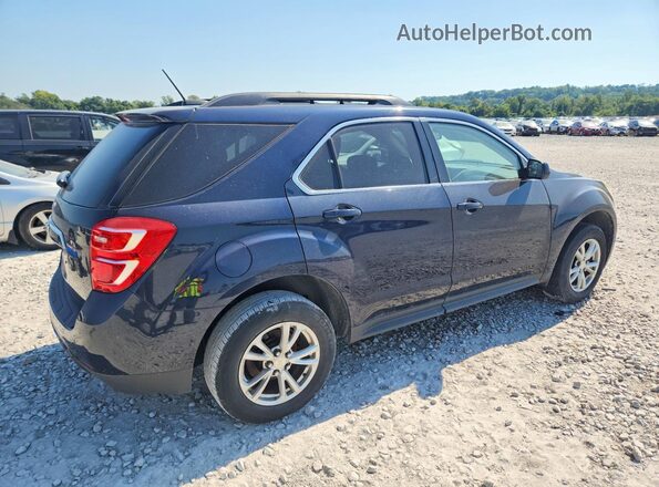 2GNALCEK2H1606057 2017 CHEVROLET EQUINOX Синий Передняя правая четверть