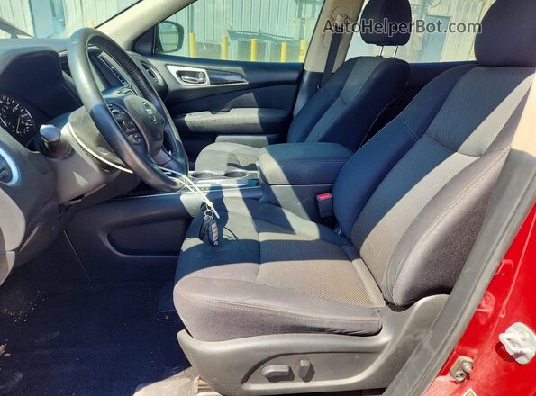 5N1DR2MN2HC610464 2017 NISSAN PATHFINDER Burgundy Vista del salpicadero