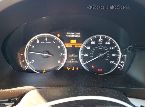 19UDE2F30LA007448 2020 ACURA ILX White Instrument cluster view
