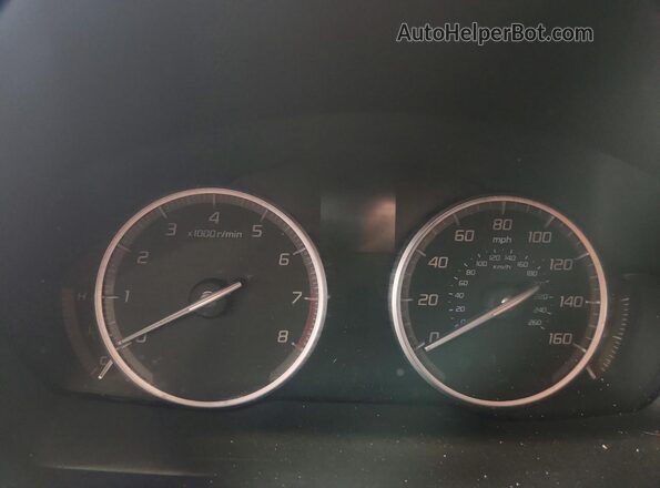 19UDE2F36HA014881 2017 ACURA ILX Black Вид щитка приладів