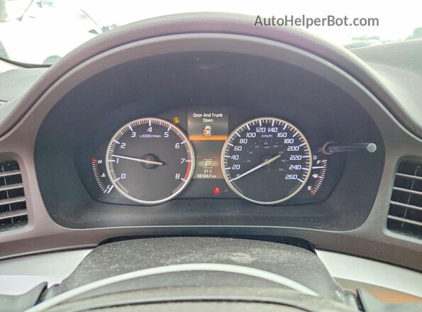 19UDE2F73GA802325 2016 ACURA ILX Gray Widok zestawu wskaźników