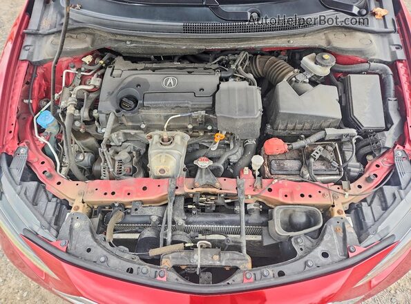 19UDE2F78MA011350 2021 ACURA ILX Red Սալոնի հետևի տեսք