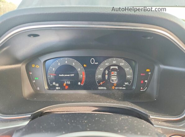 19UDE4H65SA007477 2025 ACURA INTEGRA Black Widok zestawu wskaźników