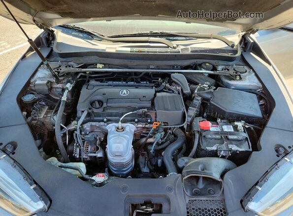 19UUB1F33JA009694 2018 ACURA TLX Silver Սալոնի հետևի տեսք