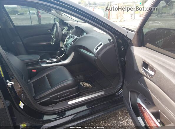19UUB1F35GA001637 2016 ACURA TLX Black Вид салону спереду