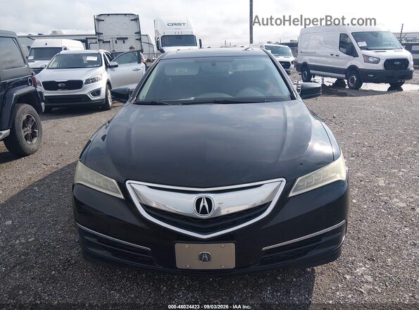 19UUB1F35GA001637 2016 ACURA TLX Black Вид щитка приладів