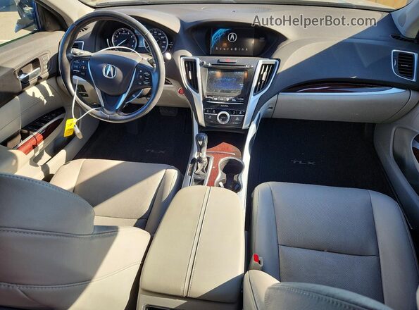 19UUB1F54GA008984 2016 ACURA TLX Gray Vista del salpicadero