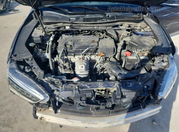 19UUB1F55KA002698 2019 ACURA TLX Black Widok wnętrza z tyłu