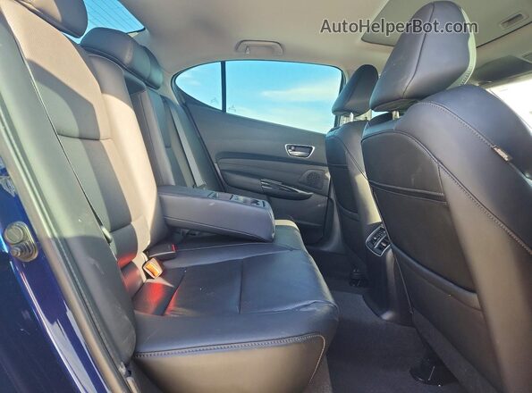 19UUB1F55KA002698 2019 ACURA TLX Black Widok tylnych siedzeń