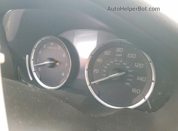 19UUB2F31KA007529 2019 ACURA TLX Black Instrument cluster view