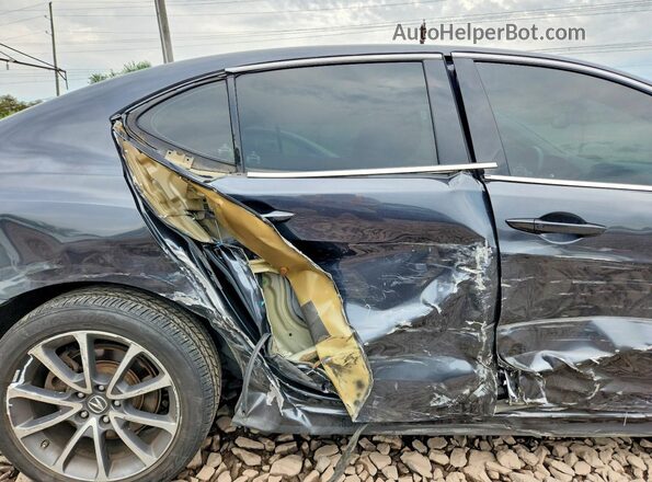 19UUB2F34GA009153 2016 ACURA TLX Серый Вид задних сидений