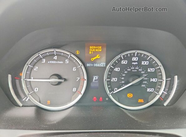 19UUB2F34GA009153 2016 ACURA TLX Серый Вид щитка приборов