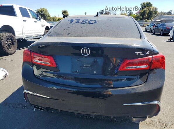19UUB2F42KA009380 2019 ACURA TLX Black Вид ззаду