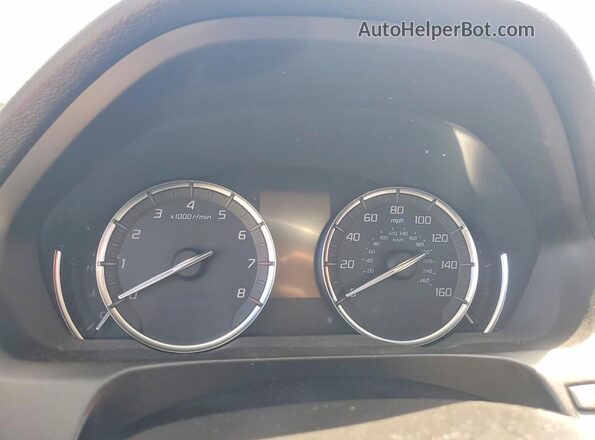 19UUB2F42KA009380 2019 ACURA TLX Black Вид щитка приладів