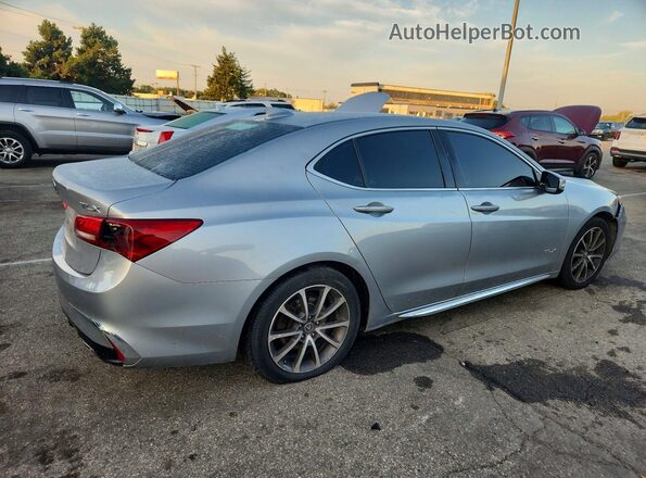 19UUB2F50JA011099 2018 ACURA TLX Silver Tył prawy
