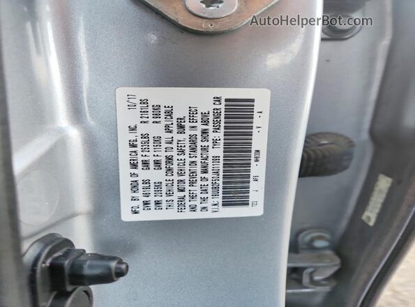 19UUB2F50JA011099 2018 ACURA TLX Silver Widok komory silnika