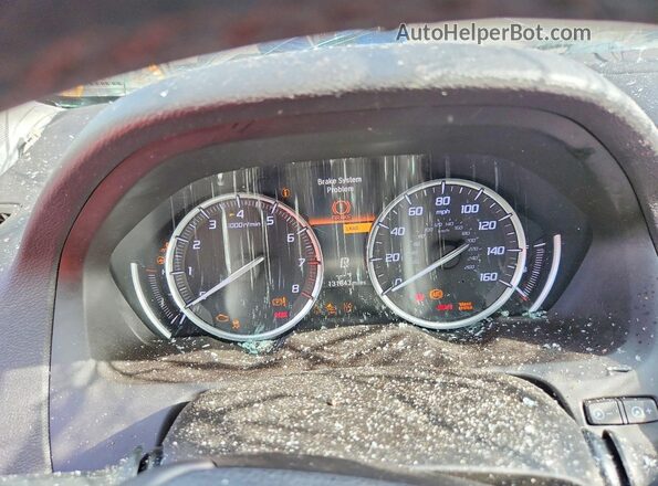 19UUB2F52GA001764 2016 ACURA TLX Blue Widok zestawu wskaźników