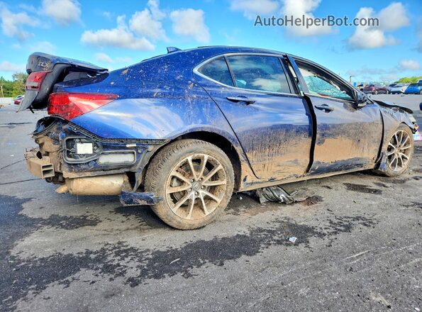 19UUB2F52GA001764 2016 ACURA TLX Blue Tył prawy