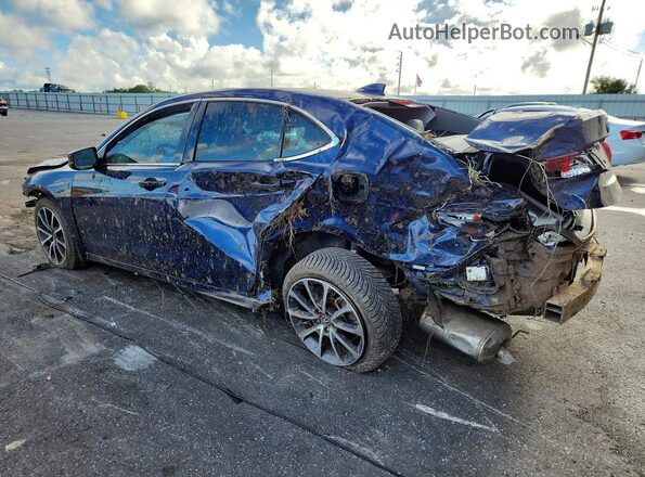 19UUB2F52GA001764 2016 ACURA TLX Blue Tył lewy