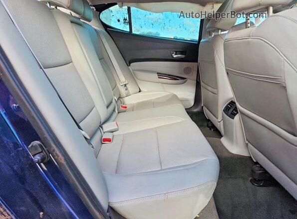 19UUB2F52GA001764 2016 ACURA TLX Blue Widok tylnych siedzeń