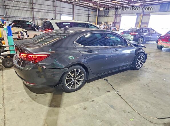 19UUB2F56GA010533 2016 ACURA TLX Charcoal Задня права чверть