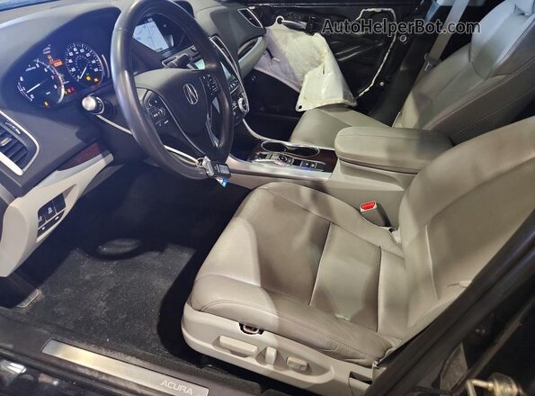 19UUB2F56GA010533 2016 ACURA TLX Charcoal Вид салону спереду