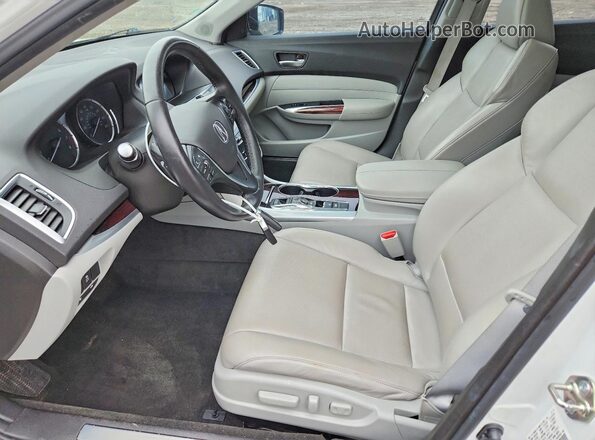 19UUB2F57GA010640 2016 ACURA TLX White წინა სალონის ხედი