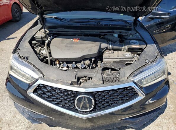 19UUB2F59JA003194 2018 ACURA TLX Черный Вид задней части салона