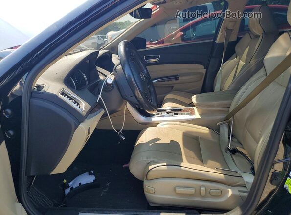 19UUB2F59JA003194 2018 ACURA TLX Черный Вид салона спереди